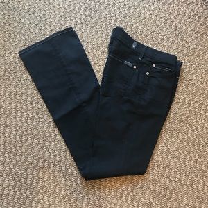 7 For All Mankind Black Jeans